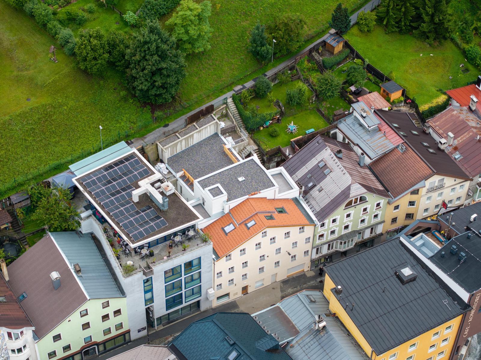 Stadthaus Rosengartenschlucht – Luftaufnahme